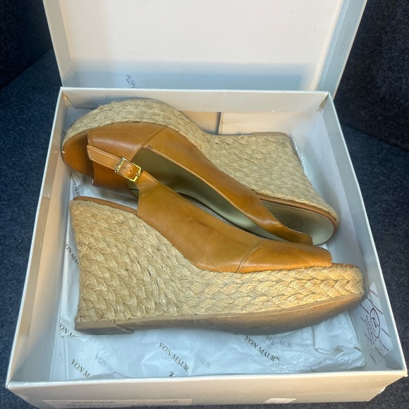 Jessica Simpson Glorie Desert Sand Vachette Strap Back Wedge Sandals Women's 10M - Picture 3 of 16